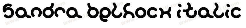 Sandra Belhock Italic字体转换